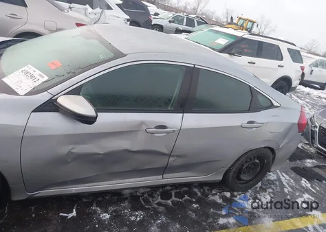 2017 Honda Civic Lx from USA, damaged, VIN 19XFC2F51HE209654
